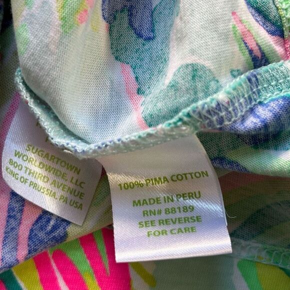 Lilly Pulitzer Marlowe Island Time Multi Dress Size XXS Pima cotton tropical - Picture 4 of 12